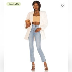 BRAND NEW WITH TAGS Agolde Riley high rise straight crop size 26